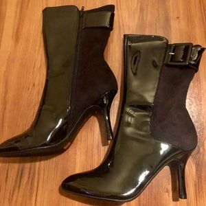Black Patent Boot Size 8
